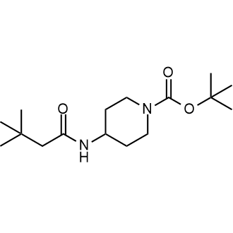 Tert-butyl 4-(3,3-dimethylbutanamido)piperidine-1-carboxylate|CS-0624383