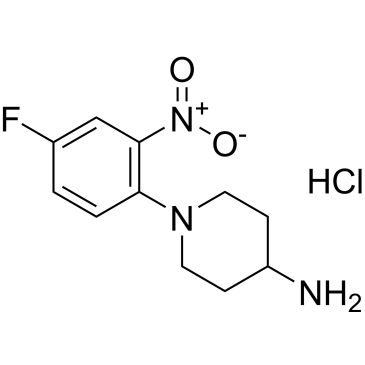 1-(4-Fluoro-2-nitrophenyl)piperidin-4-amine hydrochloride|CS-0624400