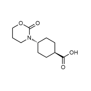 Trans-4-(Dihydro-2-oxo-2H-1,3-oxazin-3(4H)-yl)cyclohexanecarboxylic acid|CS-0624443