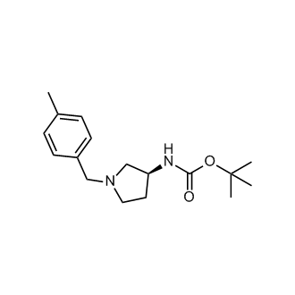 Tert-butyl (s)-(1-(4-methylbenzyl)pyrrolidin-3-yl)carbamate|CS-0624510