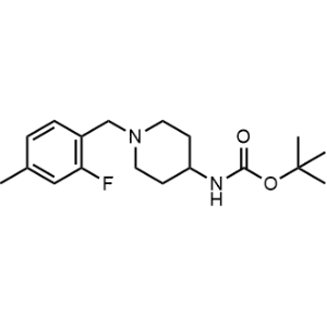 Tert-butyl (1-(2-fluoro-4-methylbenzyl)piperidin-4-yl)carbamate|CS-0624562