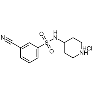 3-Cyano-n-(piperidin-4-yl)benzenesulfonamide hydrochloride|CS-0624659