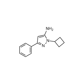 1-Cyclobutyl-3-phenyl-1h-pyrazol-5-amine|CS-0624736