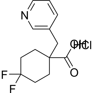 4,4-Difluoro-1-(pyridin-3-ylmethyl)cyclohexane-1-carboxylic acid hydrochloride|CS-0624817