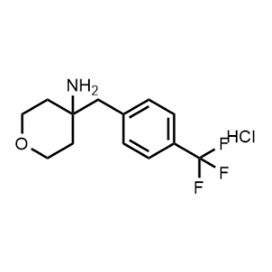4-(4-(Trifluoromethyl)benzyl)tetrahydro-2h-pyran-4-amine hydrochloride|CS-0624834