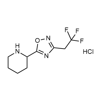 5-(Piperidin-2-yl)-3-(2,2,2-trifluoroethyl)-1,2,4-oxadiazole hydrochloride|CS-0624866