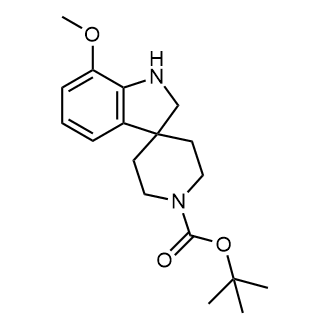 Tert-butyl 7-methoxyspiro[indoline-3,4'-piperidine]-1'-carboxylate|CS-0624894