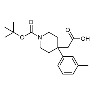2-(1-(Tert-butoxycarbonyl)-4-(m-tolyl)piperidin-4-yl)acetic acid|CS-0624948