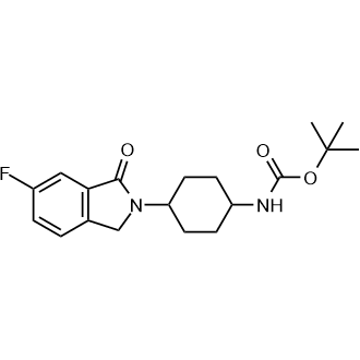 Tert-butyl (4-(6-fluoro-1-oxoisoindolin-2-yl)cyclohexyl)carbamate|CS-0624963