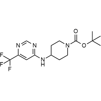 Tert-butyl 4-((6-(trifluoromethyl)pyrimidin-4-yl)amino)piperidine-1-carboxylate|CS-0624978