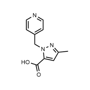 3-Methyl-1-(pyridin-4-ylmethyl)-1h-pyrazole-5-carboxylic acid|CS-0625002