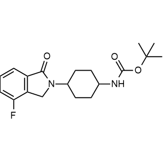 Tert-butyl (4-(4-fluoro-1-oxoisoindolin-2-yl)cyclohexyl)carbamate|CS-0625110