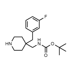 Tert-butyl ((4-(3-fluorobenzyl)piperidin-4-yl)methyl)carbamate|CS-0625137