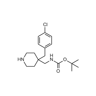 Tert-butyl ((4-(4-chlorobenzyl)piperidin-4-yl)methyl)carbamate|CS-0625311