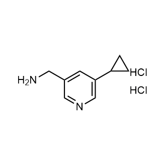 (5-Cyclopropylpyridin-3-yl)methanamine dihydrochloride|CS-0625391