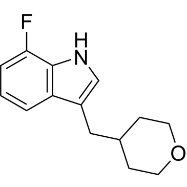 7-Fluoro-3-((tetrahydro-2h-pyran-4-yl)methyl)-1h-indole|CS-0625515