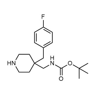 Tert-butyl ((4-(4-fluorobenzyl)piperidin-4-yl)methyl)carbamate|CS-0625518