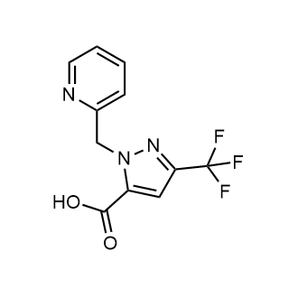 1-(Pyridin-2-ylmethyl)-3-(trifluoromethyl)-1h-pyrazole-5-carboxylic acid|CS-0625519