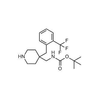 Tert-butyl ((4-(2-(trifluoromethyl)benzyl)piperidin-4-yl)methyl)carbamate|CS-0625521