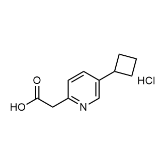 2-(5-Cyclobutylpyridin-2-yl)acetic acid hydrochloride|CS-0625537