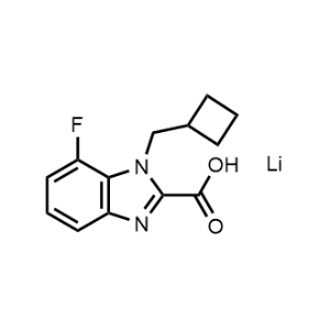 1-(Cyclobutylmethyl)-7-fluoro-1h-benzo[d]imidazole-2-carboxylic acid, lithium salt|CS-0625607