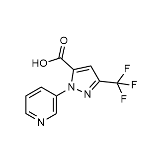 1-(Pyridin-3-yl)-3-(trifluoromethyl)-1h-pyrazole-5-carboxylic acid|CS-0625643