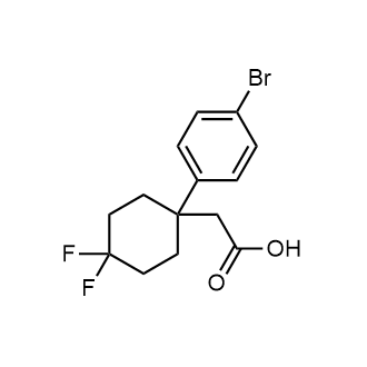 2-(1-(4-Bromophenyl)-4,4-difluorocyclohexyl)acetic acid|CS-0625660