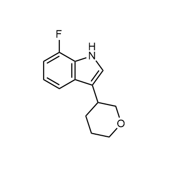 7-Fluoro-3-(tetrahydro-2h-pyran-3-yl)-1h-indole|CS-0625706