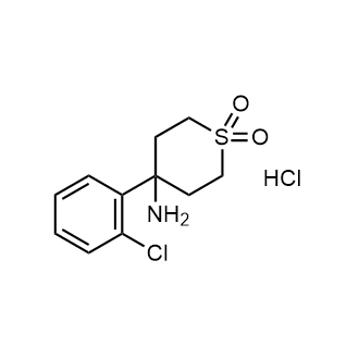 4-Amino-4-(2-chlorophenyl)tetrahydro-2h-thiopyran 1,1-dioxide hydrochloride|CS-0625735