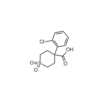4-(2-Chlorophenyl)tetrahydro-2h-thiopyran-4-carboxylic acid 1,1-dioxide|CS-0625751