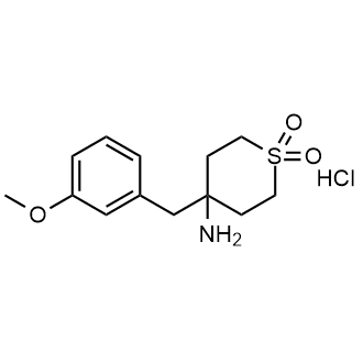 4-Amino-4-(3-methoxybenzyl)tetrahydro-2h-thiopyran 1,1-dioxide hydrochloride|CS-0625761