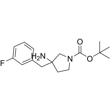 Tert-butyl 3-amino-3-(3-fluorobenzyl)pyrrolidine-1-carboxylate|CS-0625796
