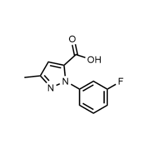 1-(3-Fluorophenyl)-3-methyl-1h-pyrazole-5-carboxylic acid|CS-0625955