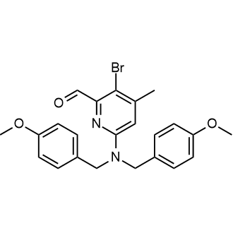 6-(Bis(4-methoxybenzyl)amino)-3-bromo-4-methylpicolinaldehyde|CS-0626509