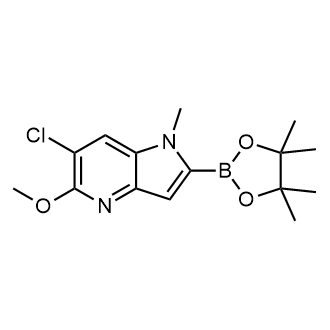 6-Chloro-5-methoxy-1-methyl-2-(4,4,5,5-tetramethyl-1,3,2-dioxaborolan-2-yl)-1H-pyrrolo[3,2-b]pyridine|CS-0626807