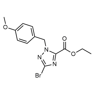 Ethyl 3-bromo-1-(4-methoxybenzyl)-1H-1,2,4-triazole-5-carboxylate|CS-0626828