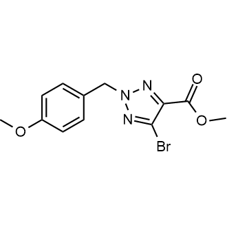 Methyl 5-bromo-2-(4-methoxybenzyl)-2H-1,2,3-triazole-4-carboxylate|CS-0626839