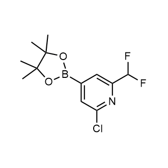 2-Chloro-6-(difluoromethyl)-4-(4,4,5,5-tetramethyl-1,3,2-dioxaborolan-2-yl)pyridine|CS-0627439