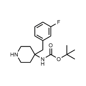 tert-Butyl (4-(3-fluorobenzyl)piperidin-4-yl)carbamate|CS-0627620