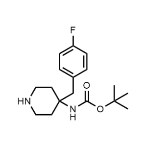 tert-Butyl N-{4-[(4-fluorophenyl)methyl]piperidin-4-yl}carbamate|CS-0627631