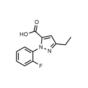 3-Ethyl-1-(2-fluorophenyl)-1H-pyrazole-5-carboxylic acid|CS-0627651