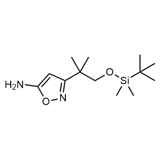 3-(1-((tert-Butyldimethylsilyl)oxy)-2-methylpropan-2-yl)isoxazol-5-amine|CS-0627960