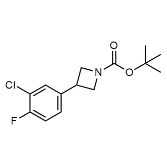 tert-Butyl 3-(3-chloro-4-fluorophenyl)azetidine-1-carboxylate|CS-0628035
