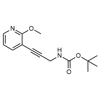 tert-Butyl (3-(2-methoxypyridin-3-yl)prop-2-yn-1-yl)carbamate|CS-0628046
