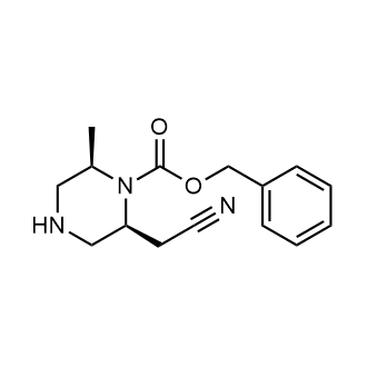 Benzyl (2S,6R)-2-(cyanomethyl)-6-methylpiperazine-1-carboxylate|CS-0628293