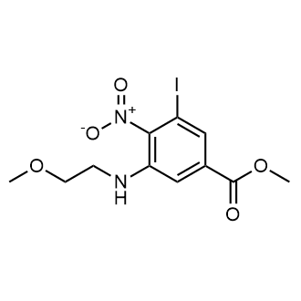Methyl 3-iodo-5-((2-methoxyethyl)amino)-4-nitrobenzoate|CS-0628471