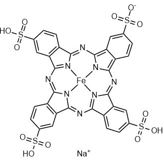 Iron(III) phthalocyanine-4,4',4'',4'''-tetrasulfonic acid monosodium salt|CS-0628519