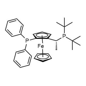 Rel-(2R)-1-[(1R)-1-[Bis(1,1-dimethylethyl)phosphino]ethyl]-2-(diphenylphosphino)ferrocene|CS-0628520