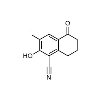 2-Hydroxy-3-iodo-5-oxo-5,6,7,8-tetrahydronaphthalene-1-carbonitrile|CS-0628734