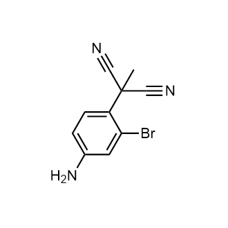 2-(4-Amino-2-bromophenyl)-2-methylmalononitrile|CS-0628886
